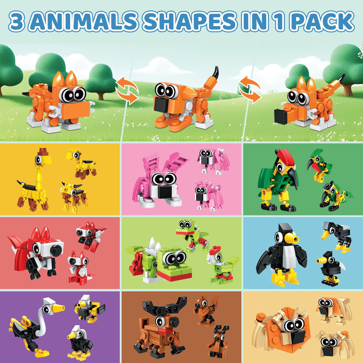 BOPEGOLO rabbit mini figure promotes collaborative crafting