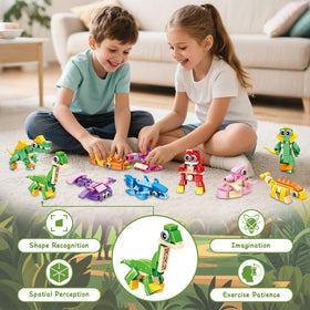 BOPEGOLO safe non-toxic ABS blocks with smooth edges.