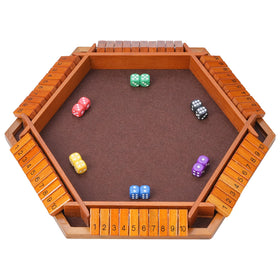 BOPIPA Shut The Box durable wood with smooth finish.