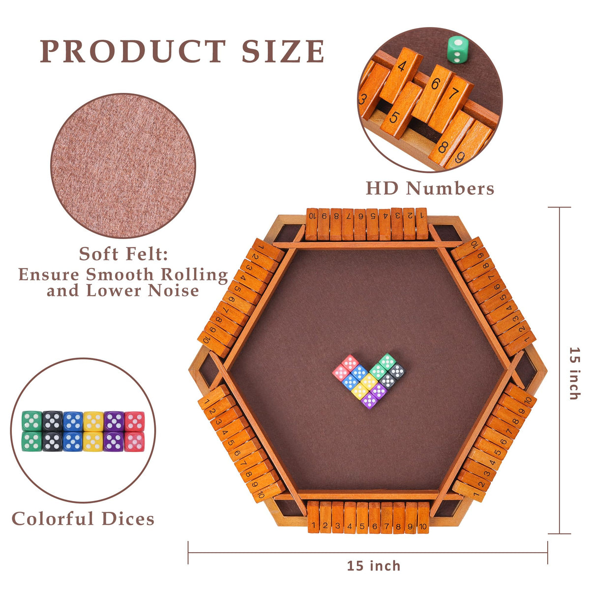 BOPIPA Shut The Box tiles on board showcasing strategic flipping.