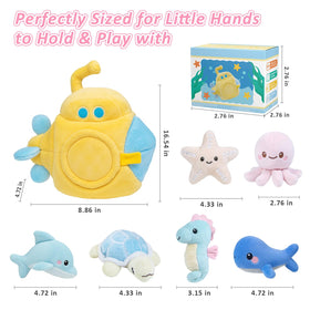 bopopo submarine mirrored porthole: self-discovery window for baby