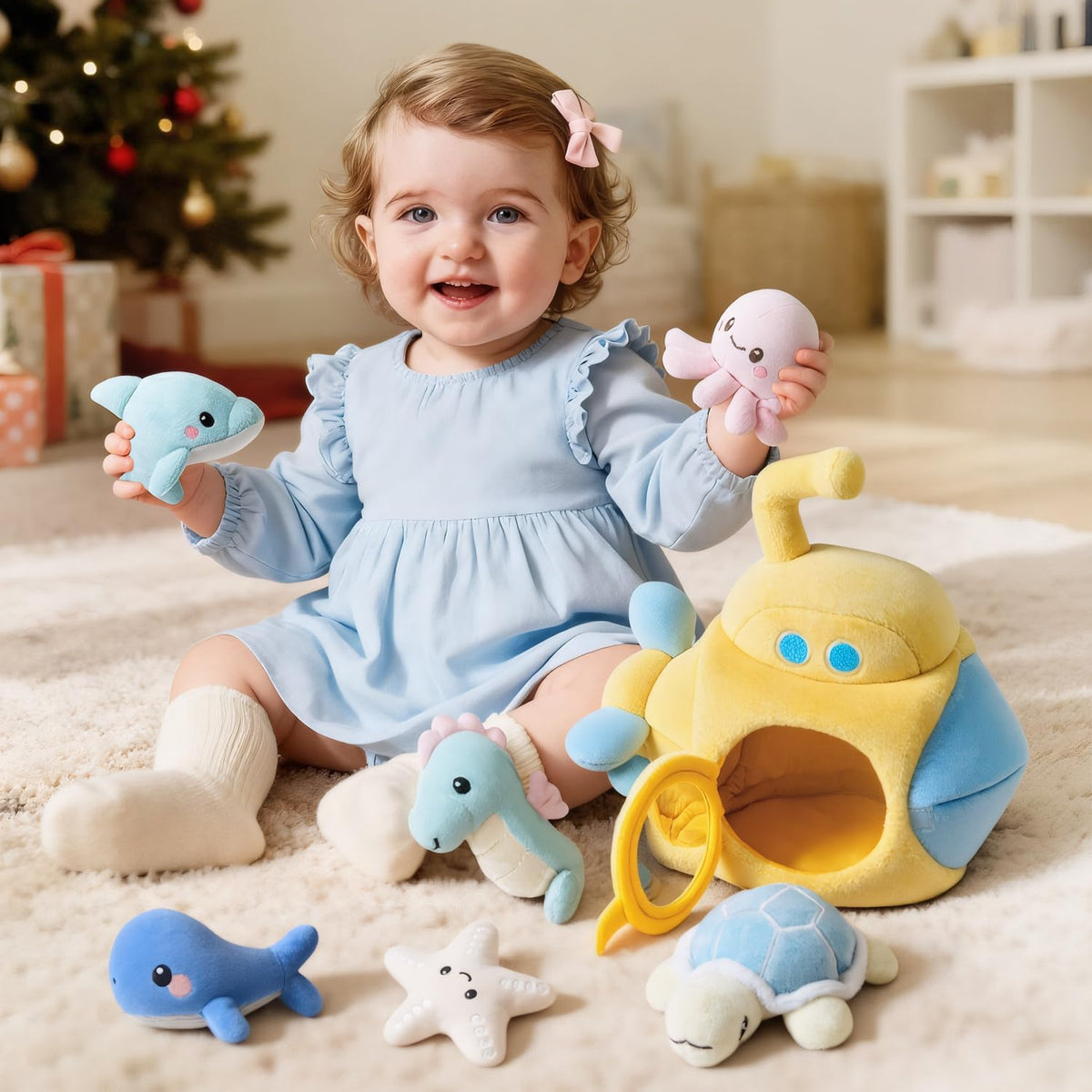 bopopo submarine seahorse: compact buddy for on-the-go fun