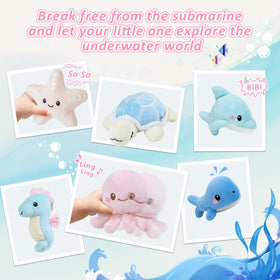 bopopo submarine starfish: crinkle texture sparks tactile discovery