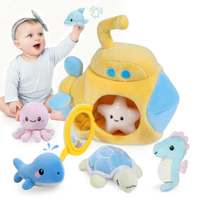 bopopo submarine whale: soft textures for gentle sensory exploration