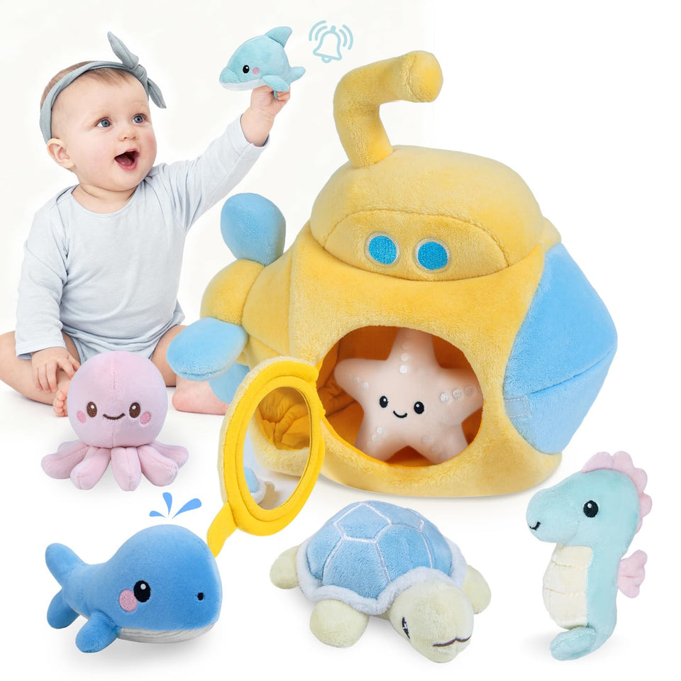 bopopo submarine whale: soft textures for gentle sensory exploration