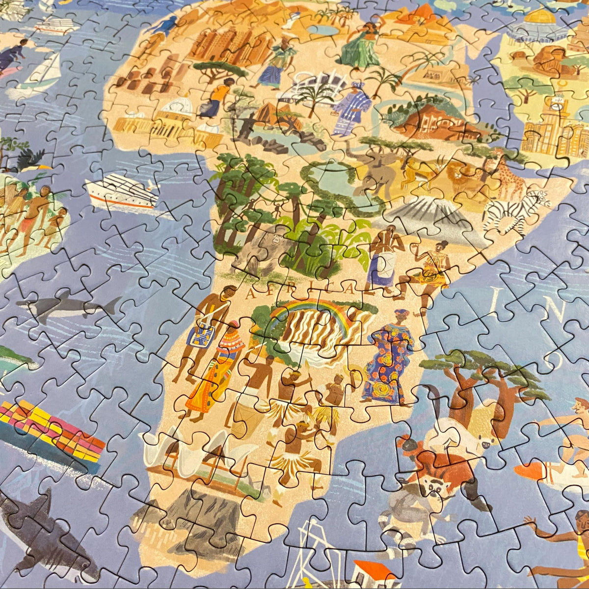Bopster illustrated 1000-piece puzzles offer varied challenges.