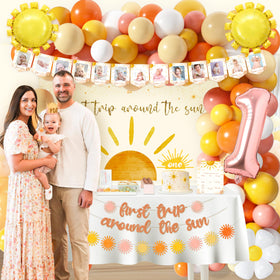 BORAMDO high chair banner coordinates decor for the birthday celebration