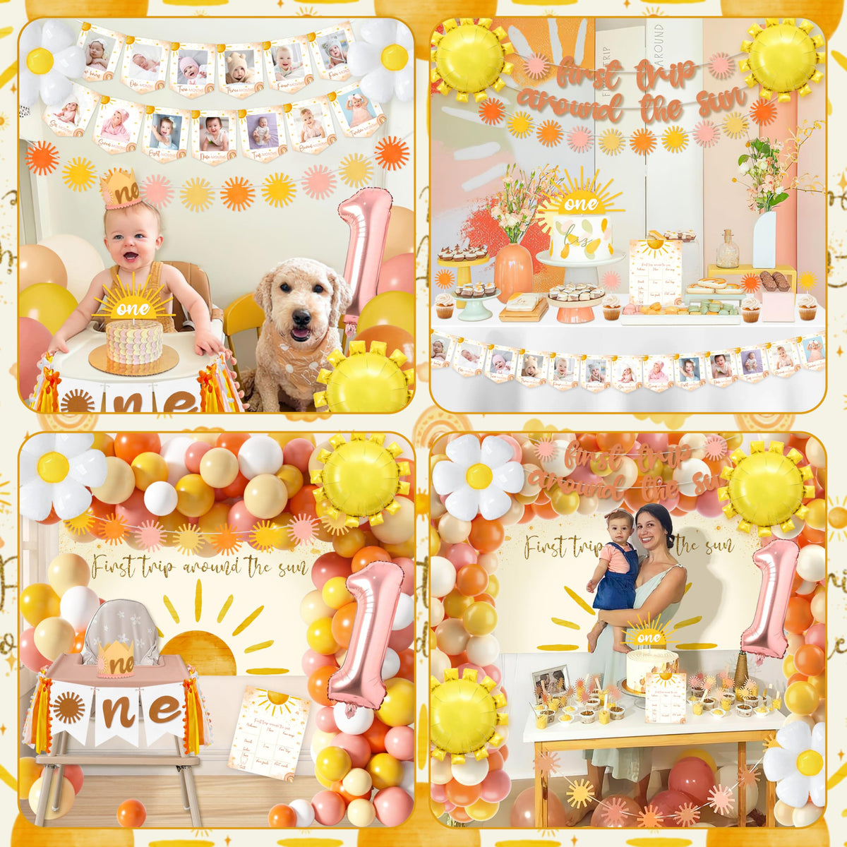 BORAMDO sun-theme backdrop provides a photo-friendly focal point for portraits