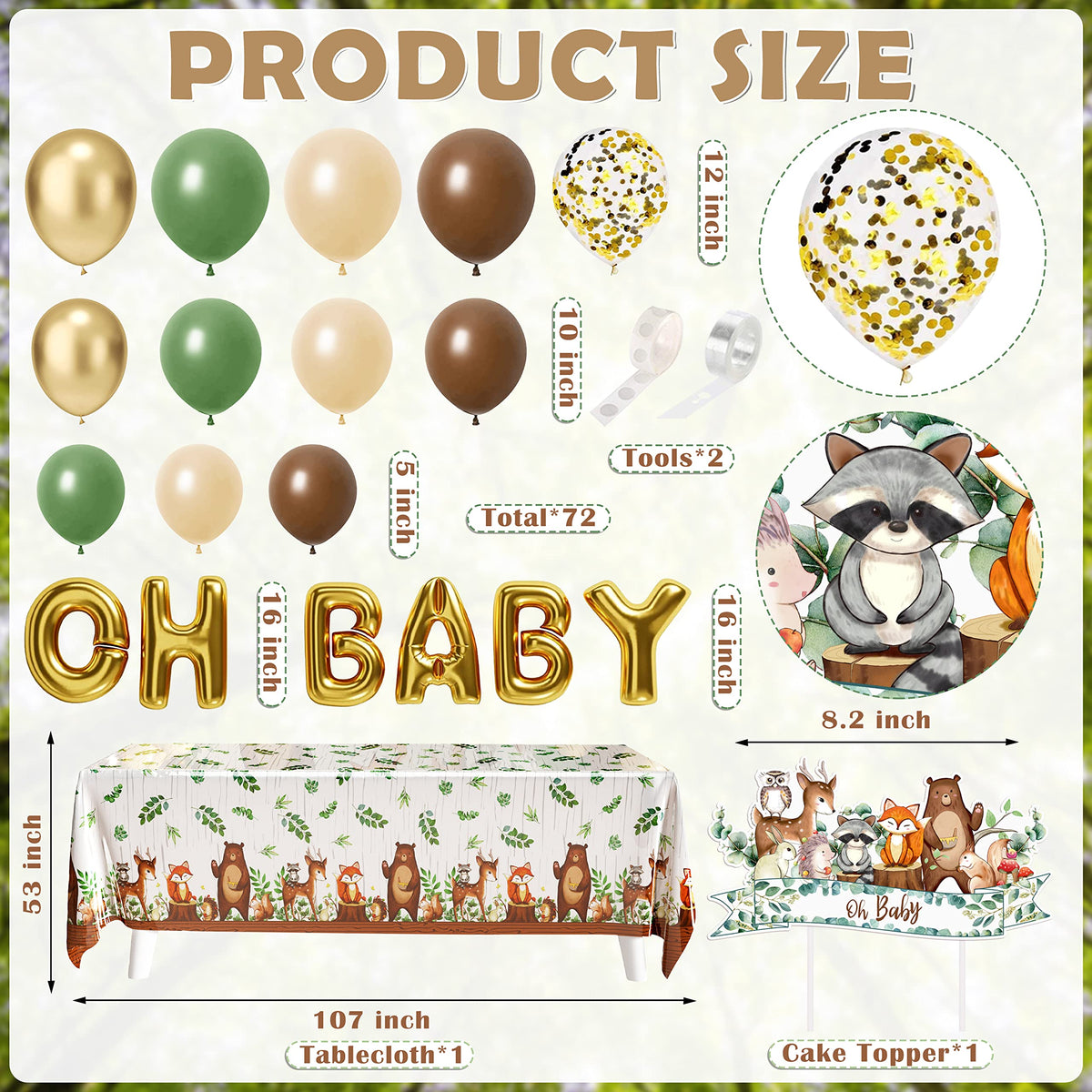 BORAMDO welcome baby banner brightens entry with friendly woodland vibe.