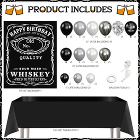 BORAMDO whiskey banner serves as a focal point for celebrations and cake moments.