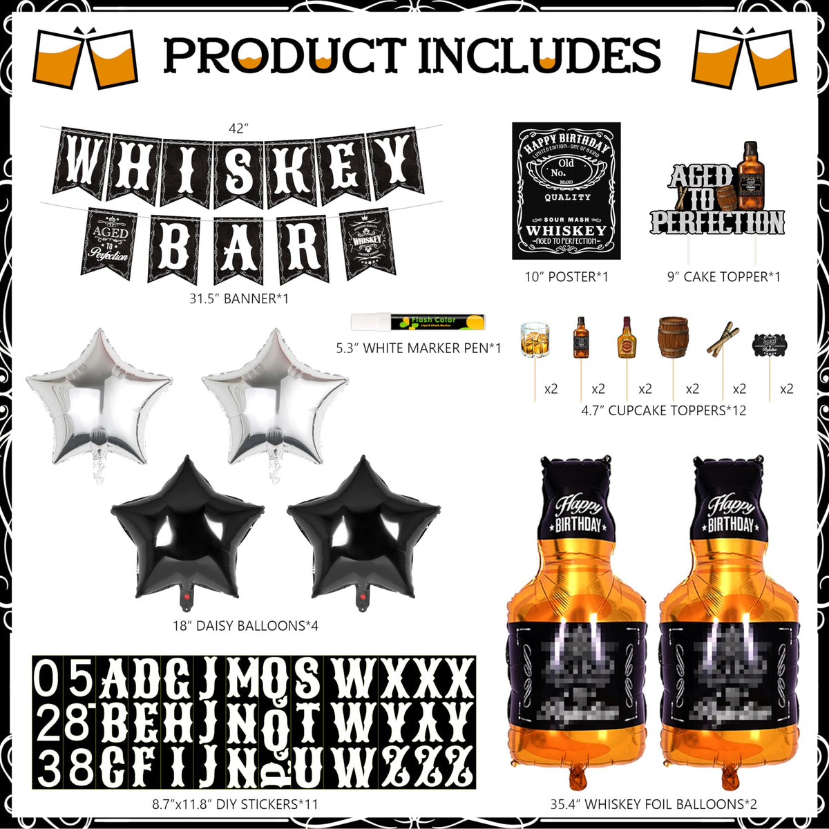 BORAMDO whiskey tablecloth provides a durable, oil-resistant surface for cleanup.