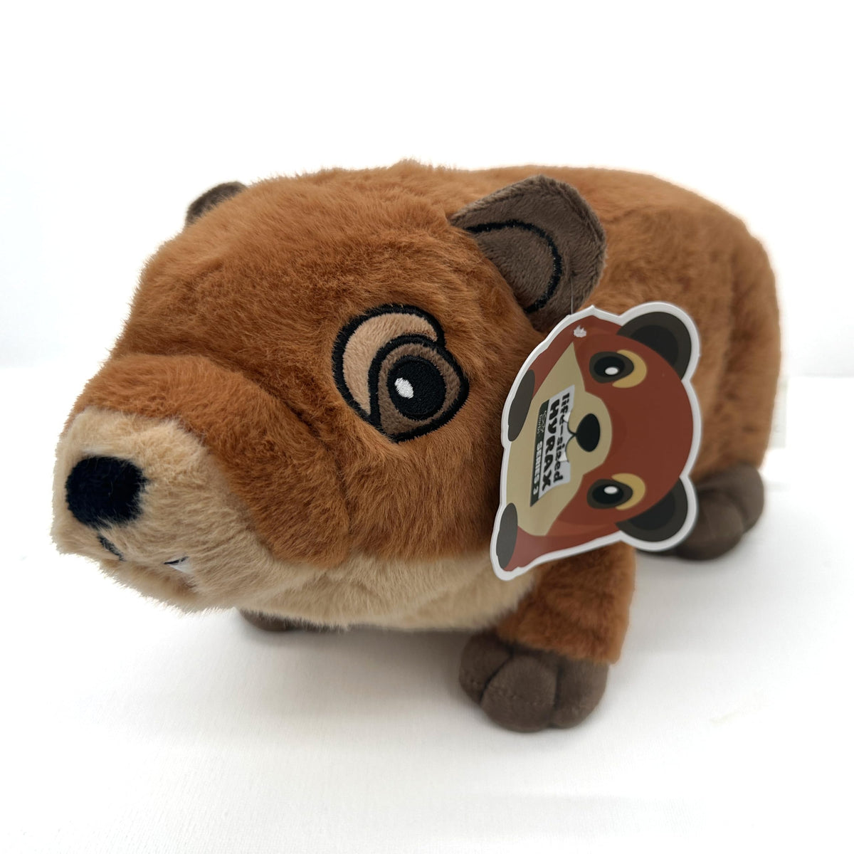 Borbs Luxury Rock Hyrax Plush close-up of soft coat for soothing cuddles.