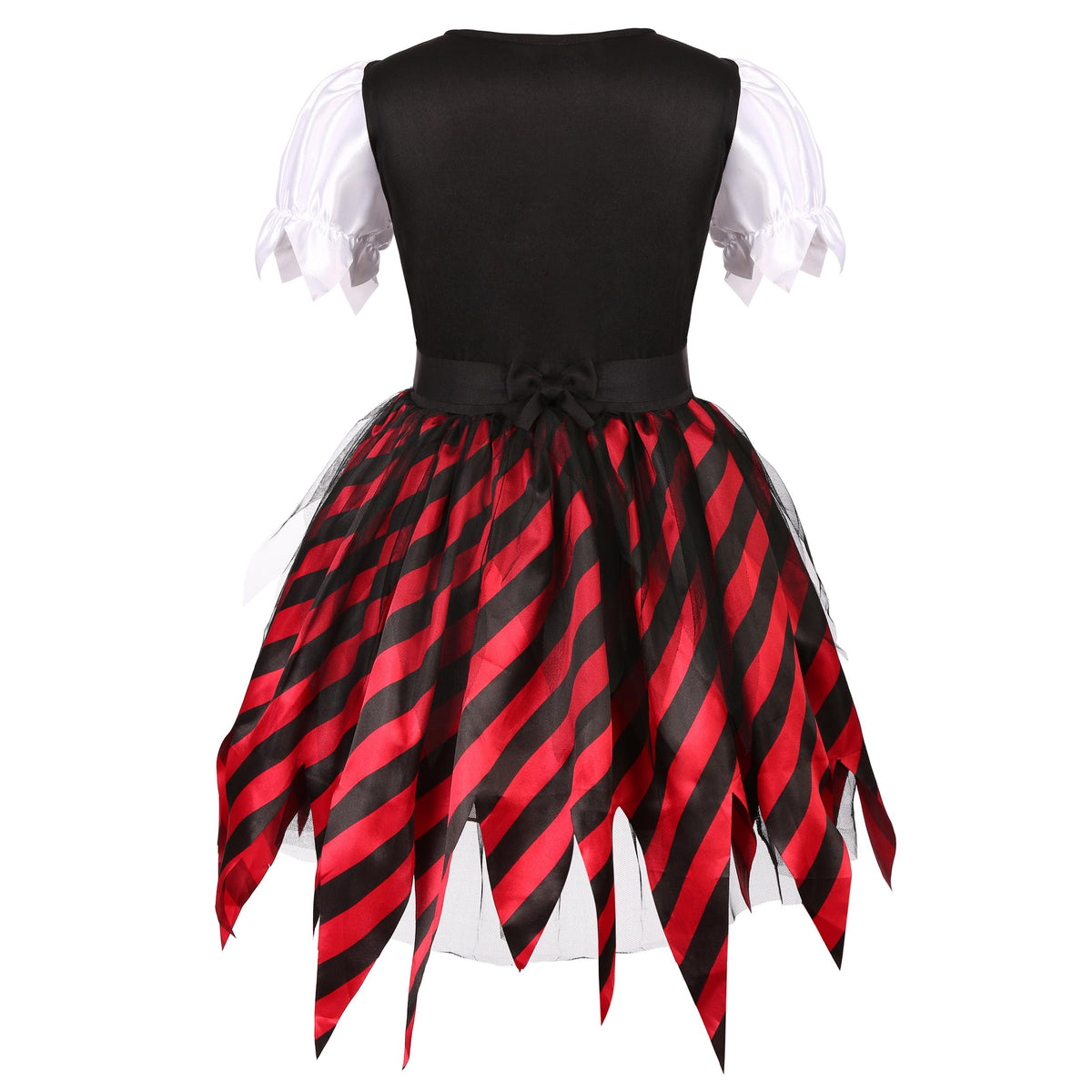 Bordazor pirate veil skirt creates dramatic, swaying motion.