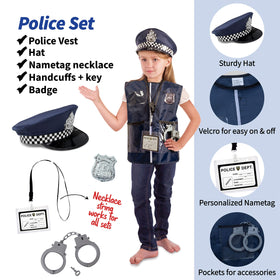 Born Toys 3-in-1 toddler dress up set showcases versatile pretend play.
