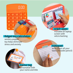 Born Toys pretend notepads support writing, organization, and confident dialogue during play.
