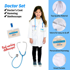 Born Toys washable costumes simplify cleanup after busy play sessions.