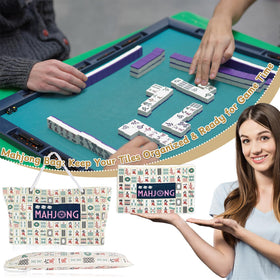 Bornerwhite mahjong-accessories storage neatly organizes tiles and racks