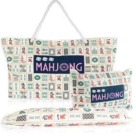 Bornerwhite mahjong bag large for organized travel and play
