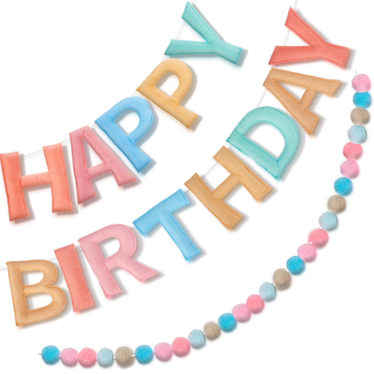 Bosctanuc pre-strung birthday banner for quick, stylish party setup.