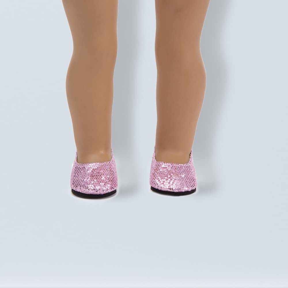 BOSOIRSOU 18-inch doll cloth shoes add versatile casual looks.