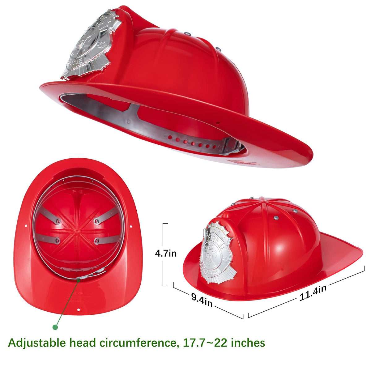 Bosvin firefighter helmet adds authentic detail for immersive role-play.