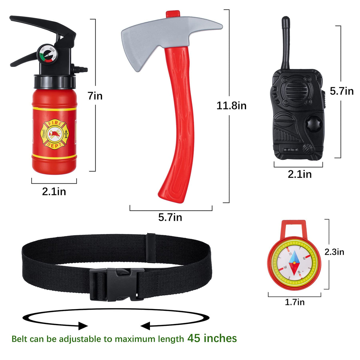 Bosvin Fireman helmet for role-play and rescue adventures