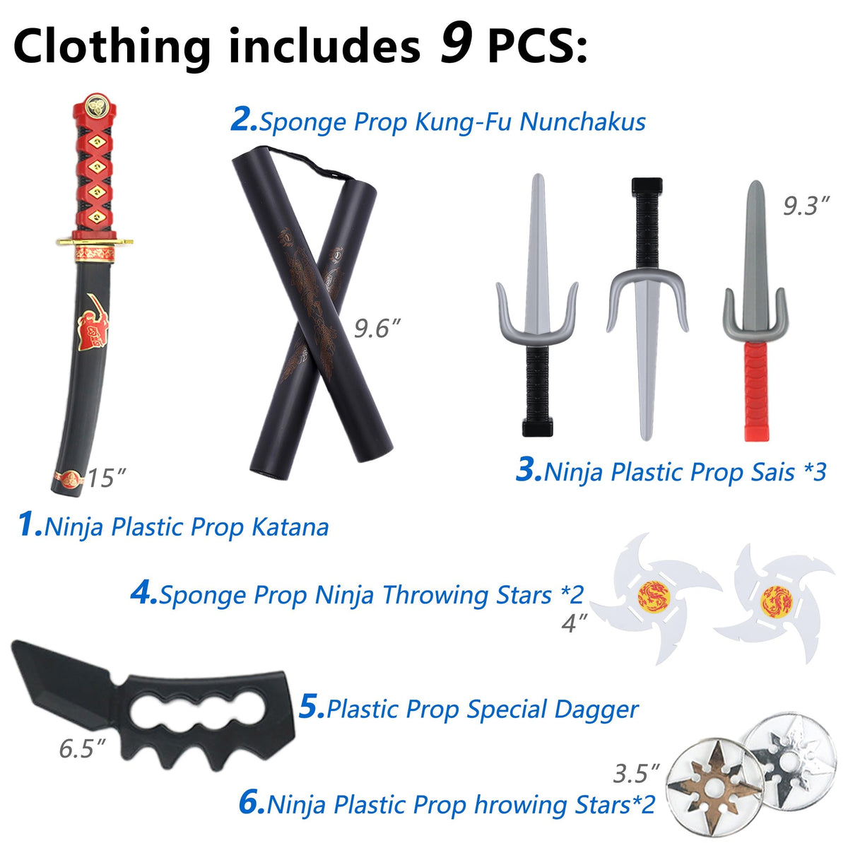 Bosvin Ninjia belt secures costume for comfortable all day wear