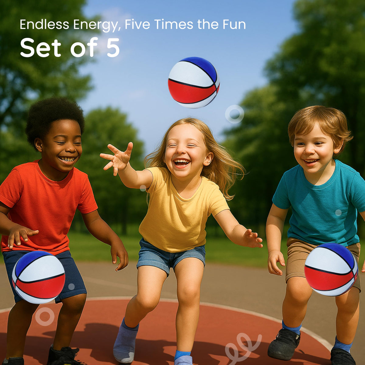Botabee durable rubber mini balls built to withstand rough games.