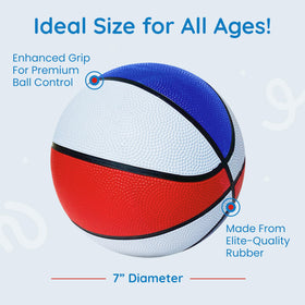 Botabee mini basketballs with anti-slip grip for better control.