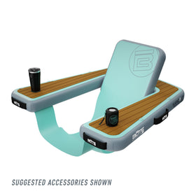 BOTE Hangout Chair shows portable use with docklink connectors for secure floating.
