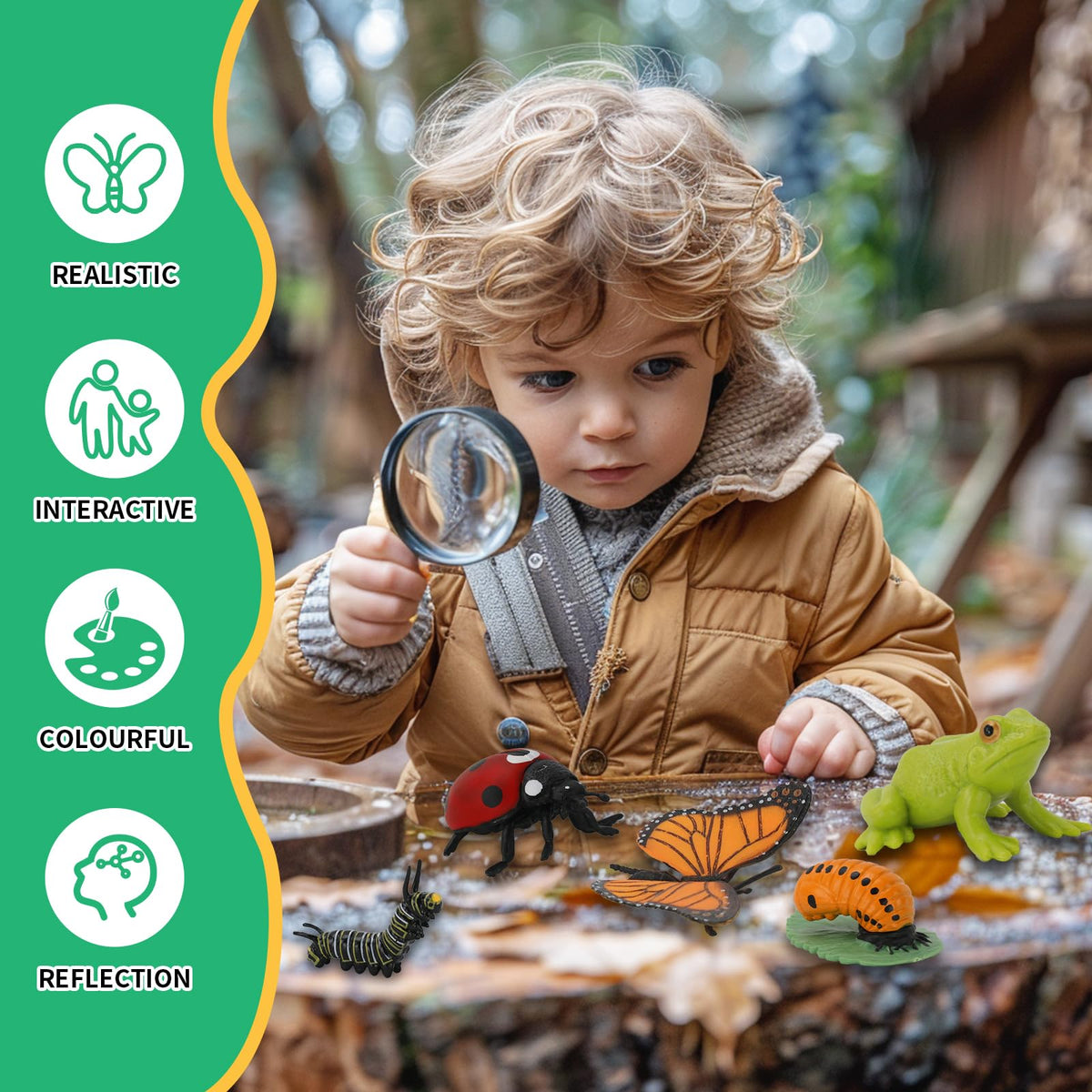 BOTICAKO flash cards paired with figures to reinforce matching
