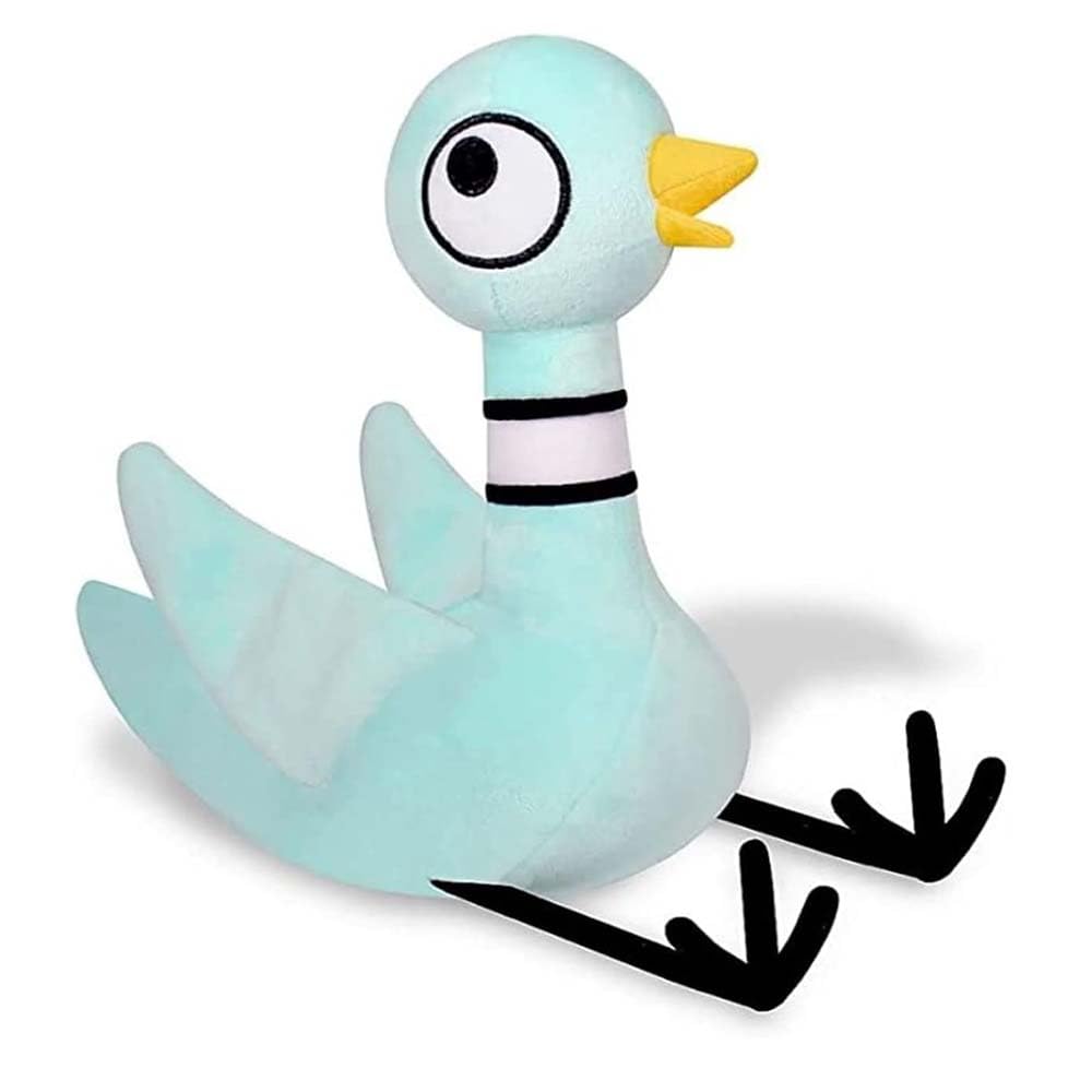 Botrisgx Don't Let The Pigeon Drive The Bus plush front view for cozy hugs.