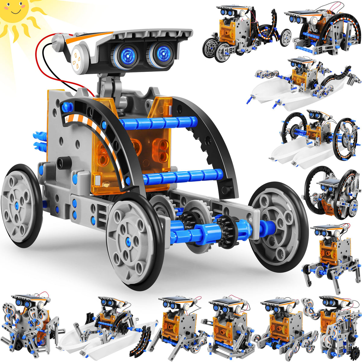 Bottleboom 13-in-1 robot kit overview supports hands-on exploration