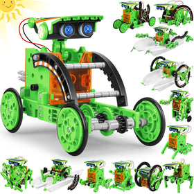 Bottleboom STEM 13-in-1 solar robot kit for land builds and learning