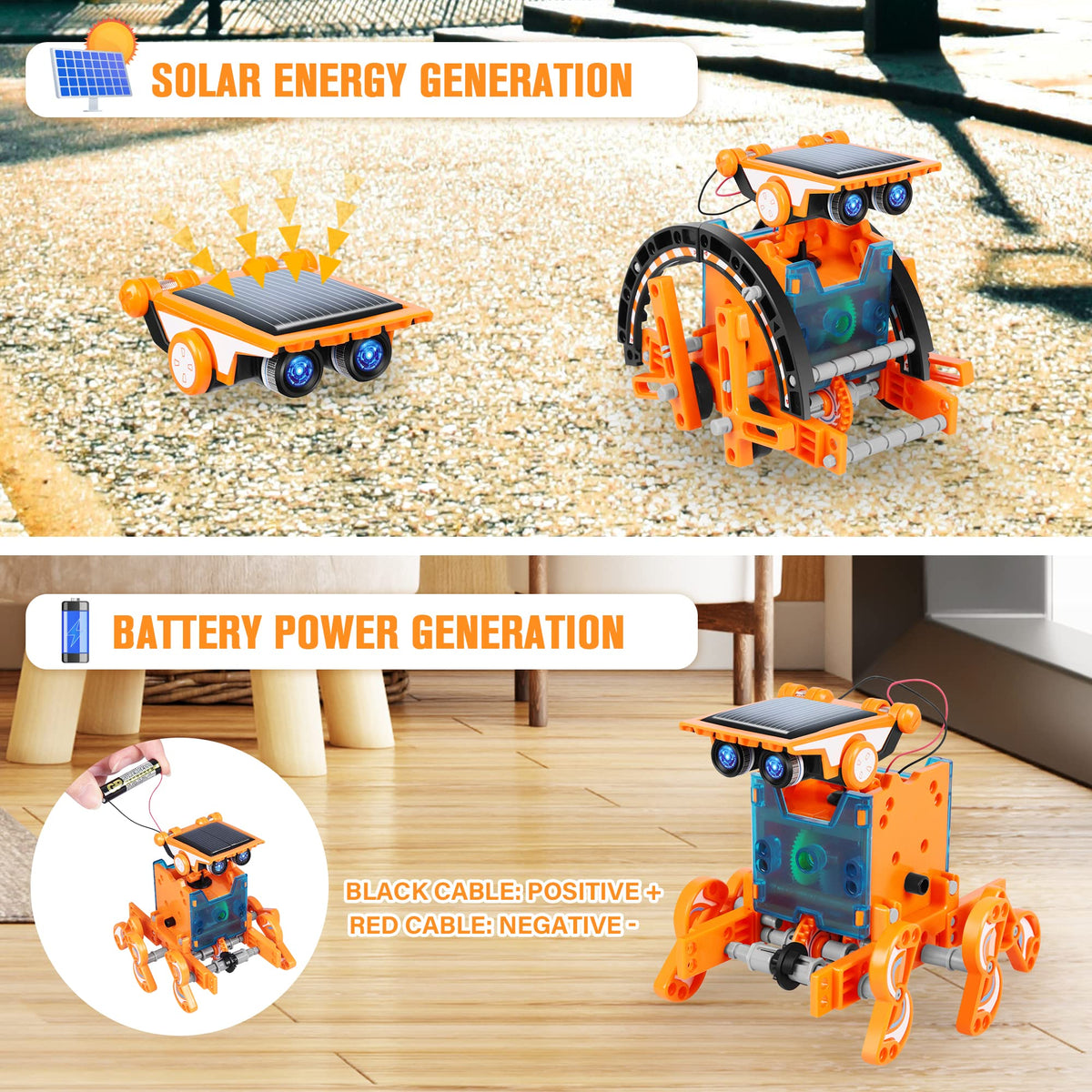 Bottleboom sun-powered robot in action shows renewable energy play