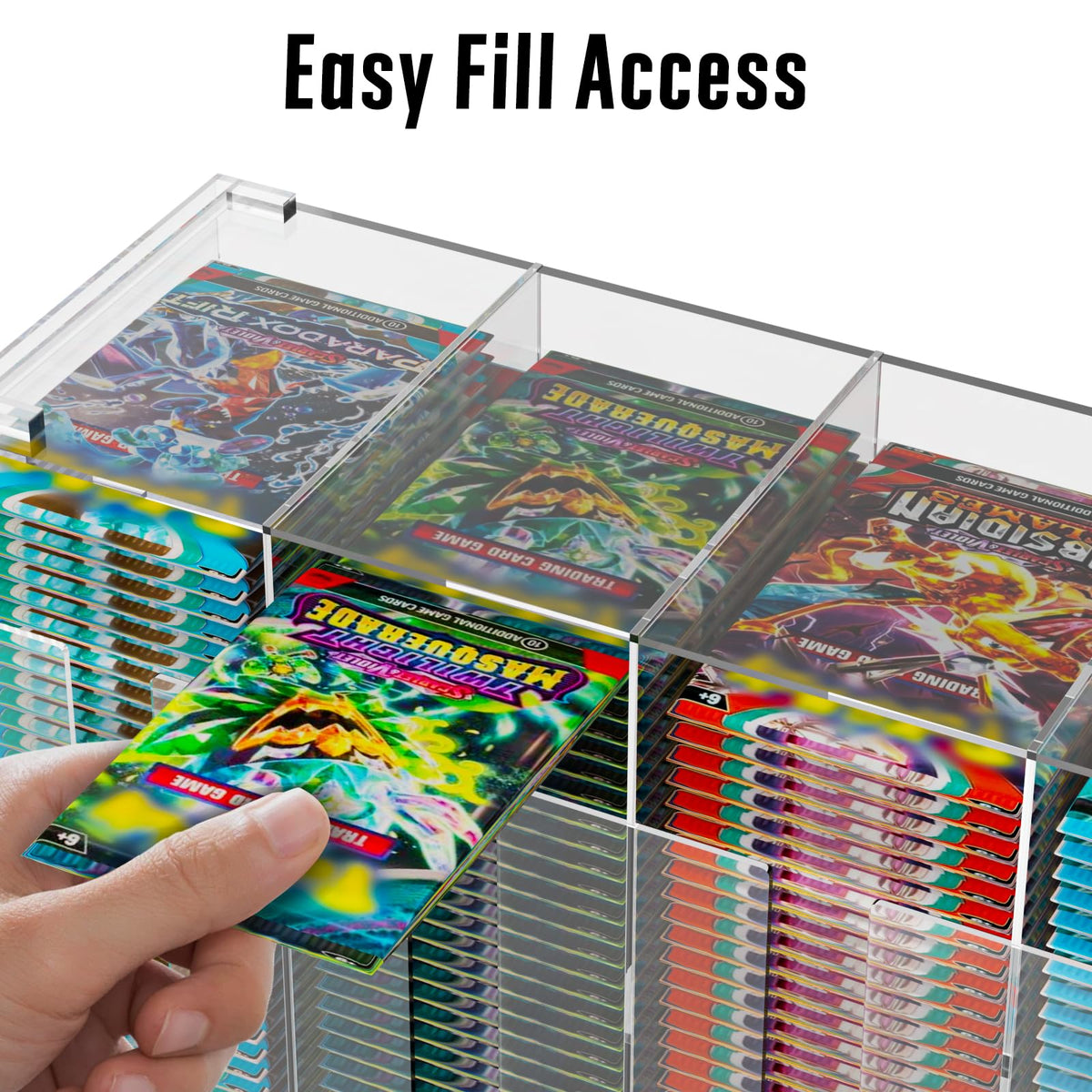 Botyboty booster dispenser with packs visible, ideal for store displays