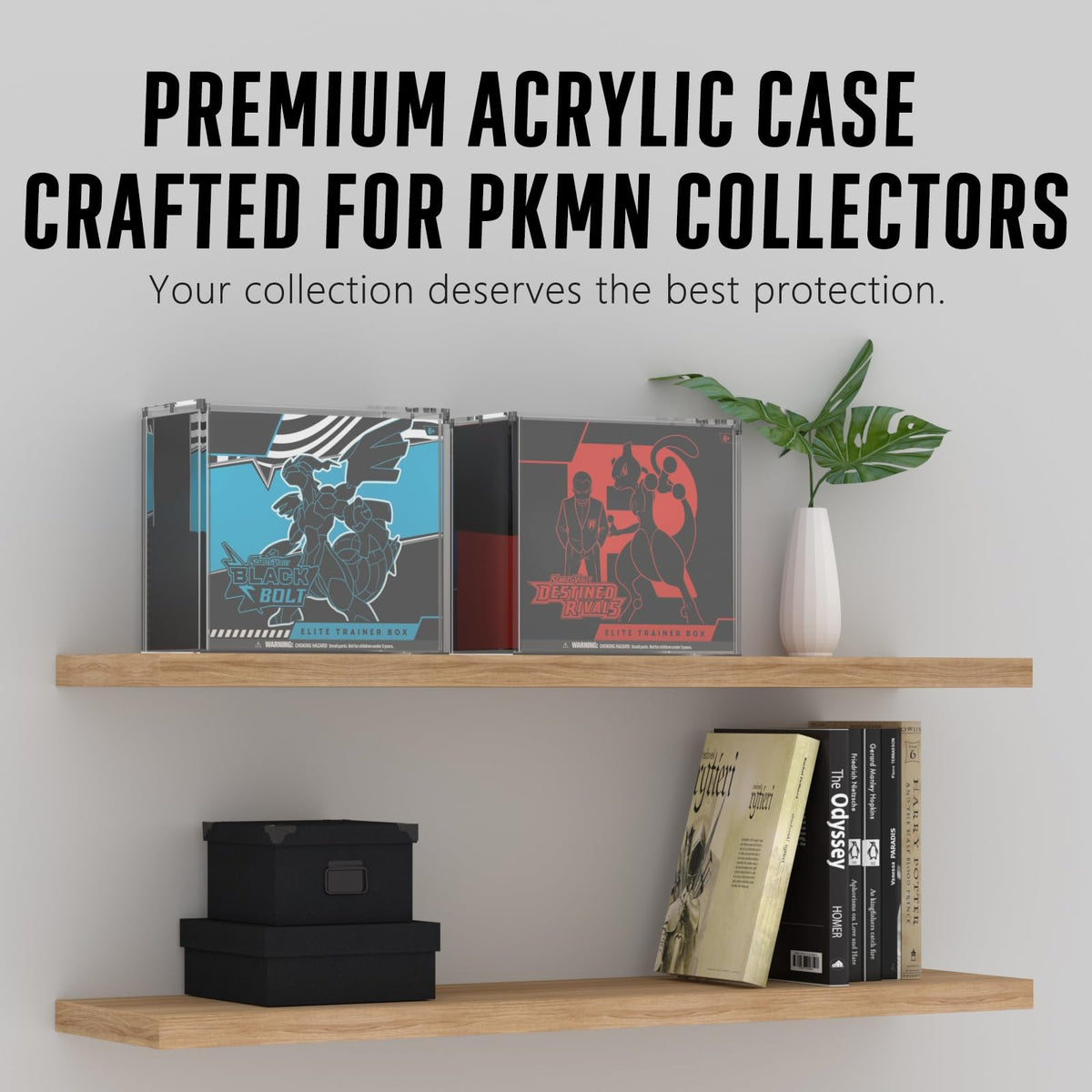 Botyboty perfect-fit ETB case with precise internal dimensions for modern PKMN Elite Trainer Boxes.