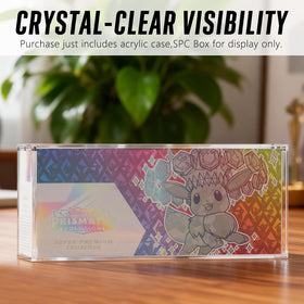 Botyboty protective display on shelf keeps contents dust-free and ready to admire.