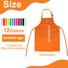 BOUBONI kids apron with adjustable shoulder straps for a comfortable, growing fit.