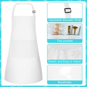 Bouiexye polyester kid apron, skin-friendly and tear-resistant for messy art.