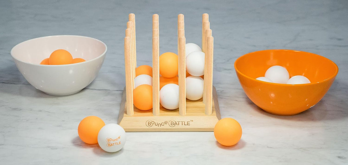 Bounce Battle Wood Edition handcrafted cube emphasizing durable construction
