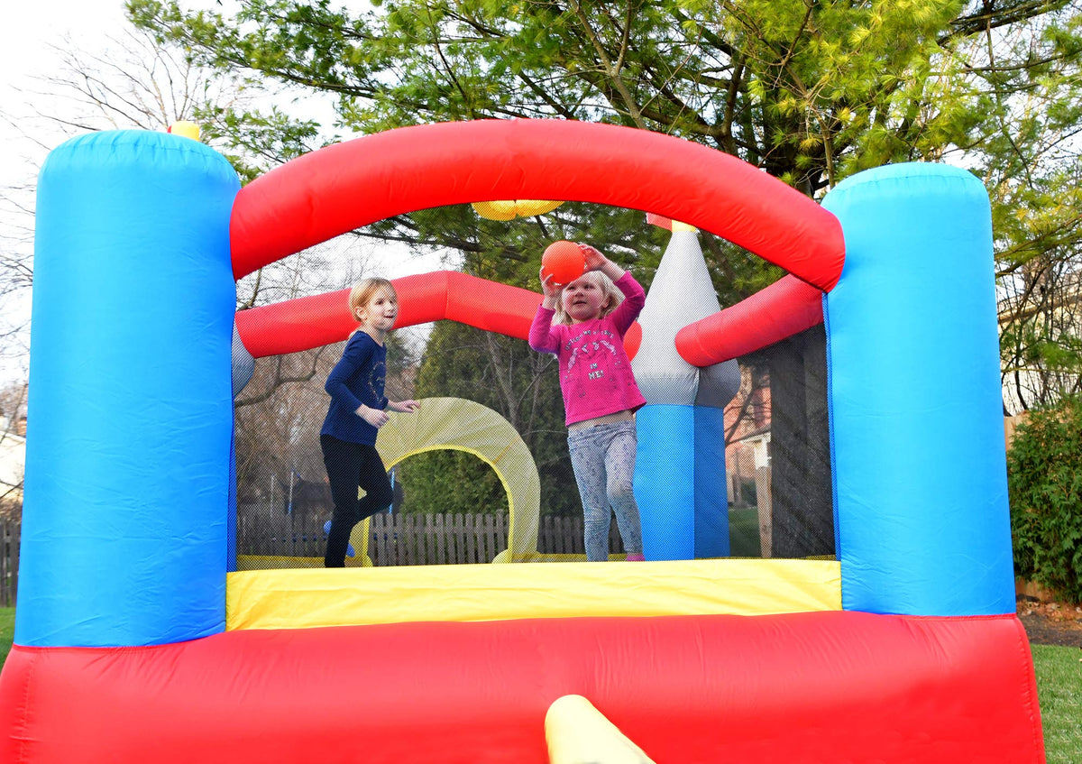 Bounceland bounce house castle portable carry bag makes storage and transport easy