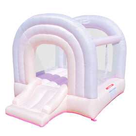 Bounceland Daydreamer exterior in pastel colors for outdoor party fun.