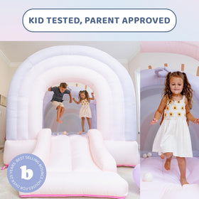 Bounceland Daydreamer pastel slide for smooth, safe thrills.