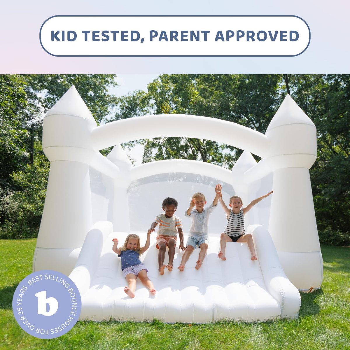 Bounceland Daydreamer slide and bounce area for energetic kids