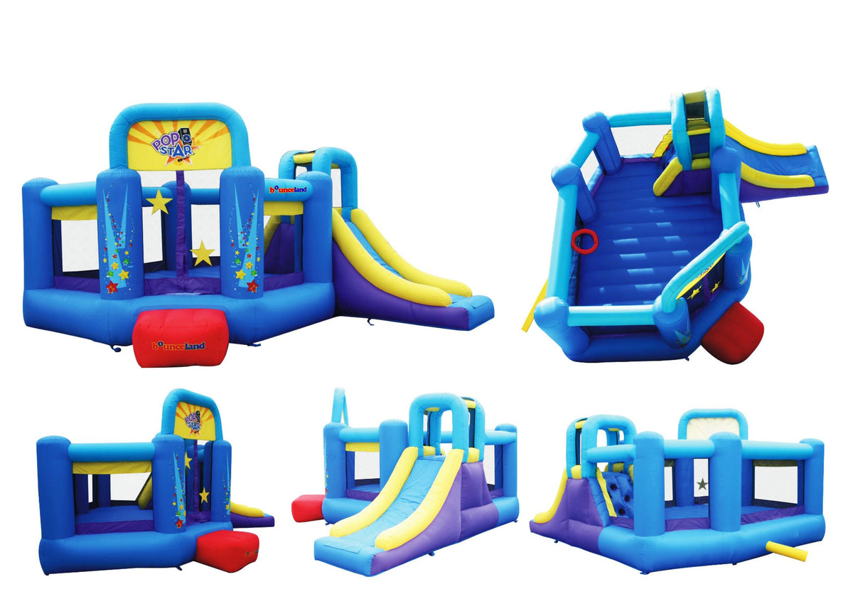 Bounceland Pop Star blower included ensures quick, simple setup.