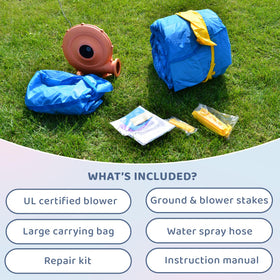 Bounceland Pop Star packaging and portability for easy storage.