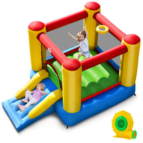 BOUNTECH inflatable bounce house main view with spacious jumping area for kids