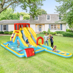 BOUNTECH basketball hoop and mini water games promote teamwork