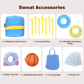BOUNTECH reinforced seams and heavy-duty PVC for durability